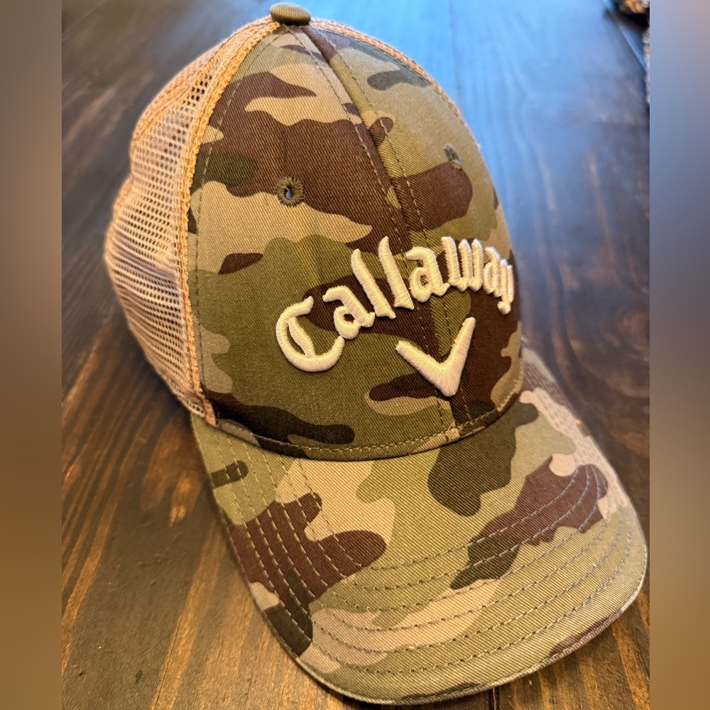 Callaway golf trucker camo hat